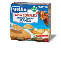 MELLIN PAPPA COMPLETA MANZO 250 G 2 PEZZI - Farmadillo