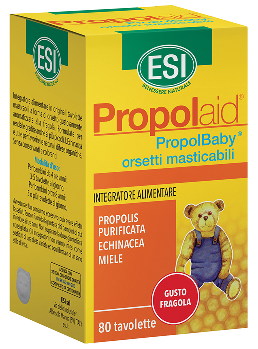 ESI PROPOLAID ORSETTI JUNIOR 80 TAVOLETTE - Farmadillo
