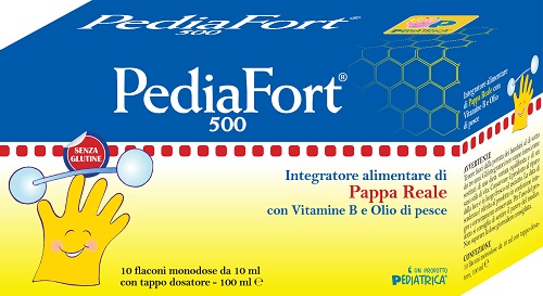PEDIAFORT 500 10 FLACONI - Farmadillo