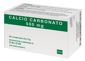 CALCIO CARBONATO 60 COMPRESSE - Farmadillo