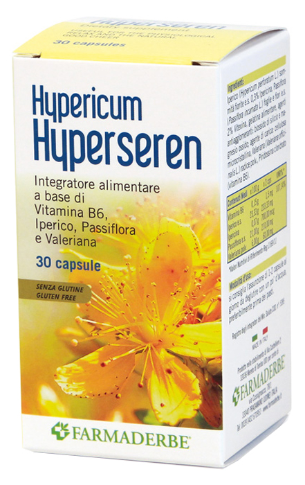 HYPERICUM HYPERSEREN 30 CAPSULE - Farmadillo