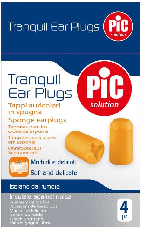 TAPPI AURICOLARI TRANQUIL IN SPUGNA 4 PEZZI - Farmadillo
