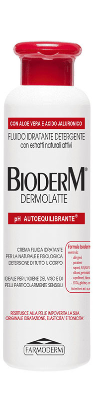 BIODERM DERMOLATTE CREMA FLUIDA 250 ML - Farmadillo