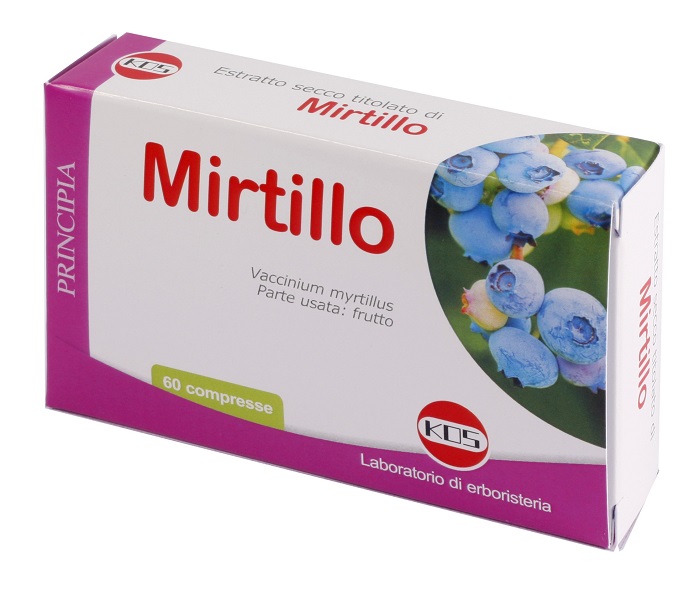 MIRTILLO ESTRATTO SECCO 60 COMPRESSE - Farmadillo