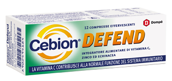 CEBION DEFEND 12 COMPRESSE EFFERVESCENTI - Farmadillo