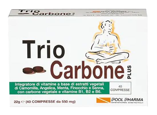TRIOCARBONE PLUS 40 COMPRESSE - Farmadillo
