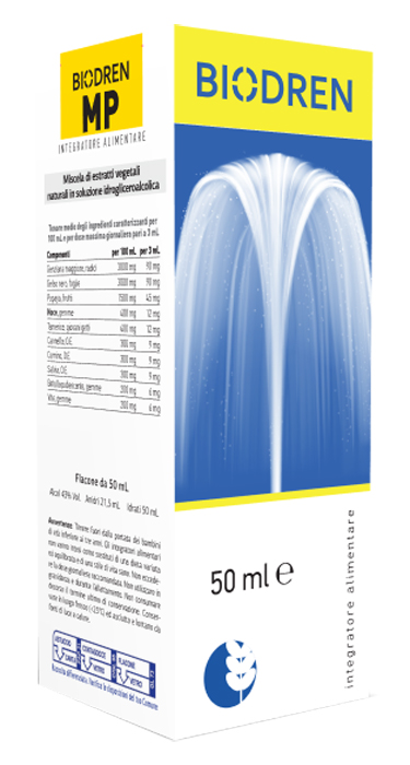 BIODREN M-P SOLUZIONE IDROALCOLICA 50 ML - Farmadillo