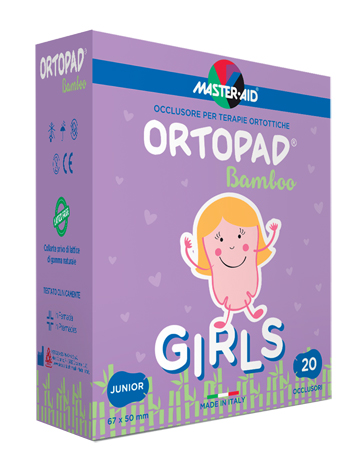 CEROTTO OCULARE PER ORTOTTICA ORTOPAD GIRLS JUNIOR 5X6,7 20 PEZZI - Farmadillo