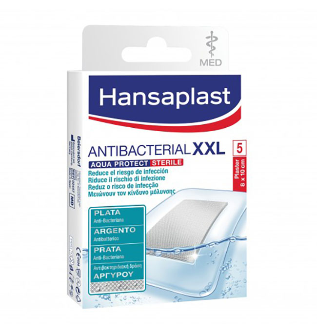 HANSAPLAST MED AQUA PROTECT WOUND CARE MEDICAZIONE 80X100 CM 5 PEZZI - Farmadillo