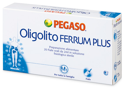 OLIGOLITO FERRUM PLUS 20 FIALE 2 ML - Farmadillo