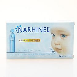 SOLUZIONE FISIOLOGICA PER ASPIRATORE NASALE NARHINEL 20 FIALE DA 5ML - Farmadillo