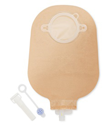 SACCA UROSTOMIA ANATOMICA URO RUBINETTO DI CHIUSURA DI SICUREZZA NOVA 2 43MM 10 PEZZI+1ATTATORE+TAPPINI ESTERNI - Farmadillo