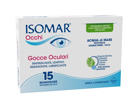 ISOMAR OCCHI GOCCE OCULARI ALL'ACIDO IALURONICO 0,20% 15 FLACONCINI - Farmadillo