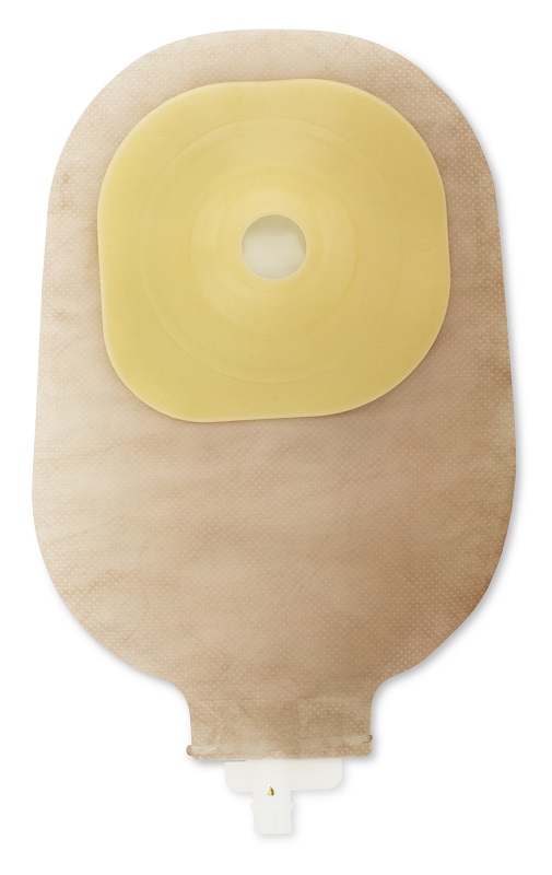 SACCA UROSTOMIA CONVESSA BARRIERA PROTETTIVA AUTOPORTANTE TRASPARENTE RITAGLIABILE 15-38 MIDI 350ML TNT IDROREPELLENTE 10 PEZZI+1 ADATTATORE+10 TAPPINI ESTERNI DI SICUREZZA - Farmadillo