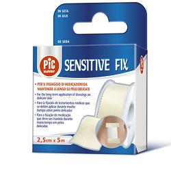 CEROTTO IN ROCCHETTO PIC SENSITIVE FIX SETA 2,5X500 CM 1 PEZZO - Farmadillo