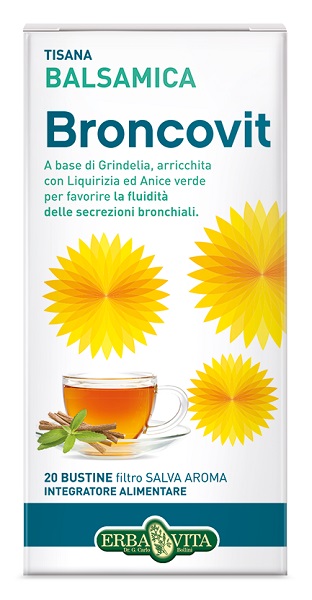 BRONCOVIT TISANA 20 BUSTINE 2G - Farmadillo