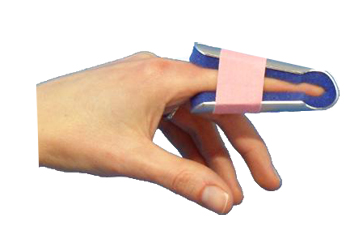 STECCA PER FRATTURA DITA A CAMPANA FARMASPLINT MISURA PICCOLA PREFORMATA IN ALLUMINIO MODELLABILE CON IMBOTTITURA IN SPUGNA POLIURETANICA ANTIALLERGICA RADIOTRASPARENTE 7 CM - Farmadillo