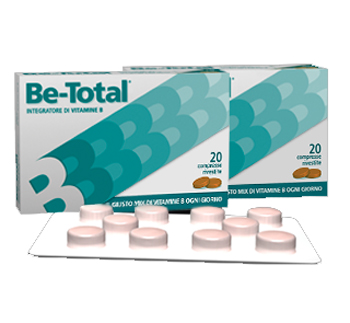 BE-TOTAL 40 COMPRESSE RIVESTITE - Farmadillo