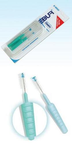 EBUR SCOVOLINO FINE CON MANICO IN ASTUCCIO TASCABILE 5 PEZZI - Farmadillo