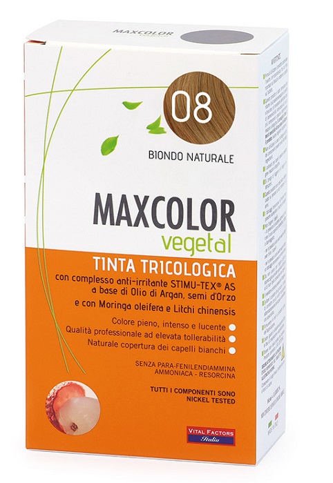 MAX COLOR VEGETAL 08 TINTURA 140 ML - Farmadillo