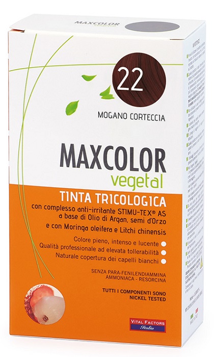 MAX COLOR VEGETAL 22 TINTURA 140 ML - Farmadillo
