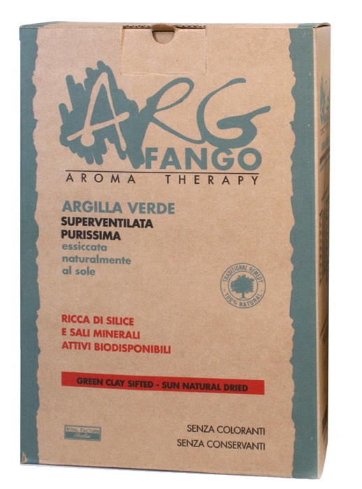 ARGFANGO AROMA THERAPY ARGILLA VERDE SUPERVENTILATA PURISSIMA 1 KG - Farmadillo