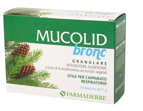 MUCOLID BRONC GRANULARE 14 BUSTINE - Farmadillo