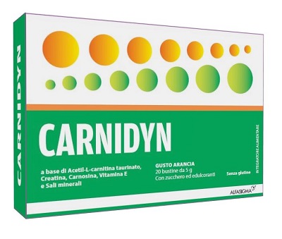 CARNIDYN 20 BUSTINE DA 5 G GUSTO ARANCIA - Farmadillo