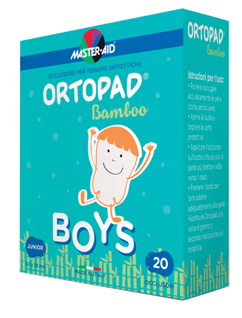 CEROTTO OCULARE PER ORTOTTICA ORTOPAD BOYS M 5,4X7,6 20 PEZZI - Farmadillo