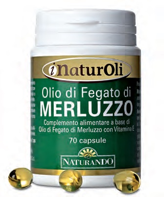 NATUROLI OLIO DI FEGATO DI MERLUZZO 70 CAPSULE MOLLI - Farmadillo