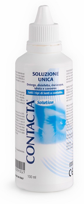 SOLUZIONE UNICA ISOTONICA CONTACTA 100 ML - Farmadillo