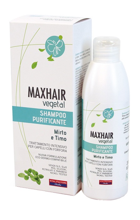 MAXHAIR VEGETAL SHAMPOO PURIFICANTE 200 ML - Farmadillo