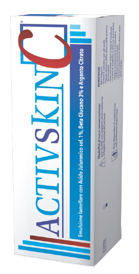 EMULSIONE IAMELLARE ACTIV SKIN CON ACIDO JALURONICO 1% BETA GLUCANO 3% E ARGENTO CITRATO 30 ML - Farmadillo