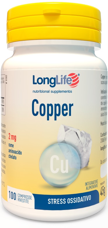 LONGLIFE COPPER 2 MG 100 COMPRESSE - Farmadillo
