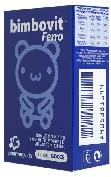 BIMBOVIT FERRO GOCCE 15 ML - Farmadillo