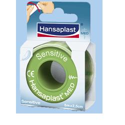 CEROTTO ROCCHETTO HANSAPLAST SENSITIVE 5MX2,50CM 1 PEZZO - Farmadillo
