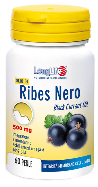LONGLIFE OLIO RIBES NERO 60 PERLE DI GELATINA - Farmadillo