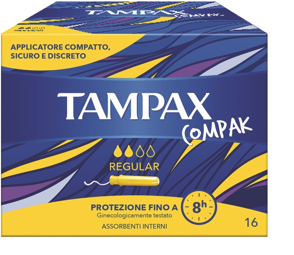 TAMPAX COMPAK REGULAR 16 PEZZI - Farmadillo