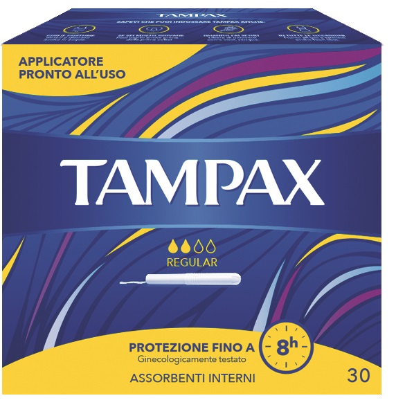 TAMPAX BLUE BOX REGULAR 30 PEZZI - Farmadillo