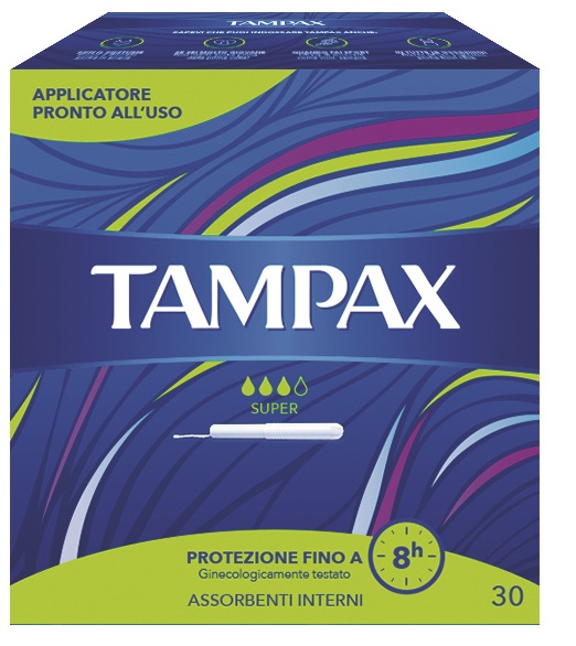 TAMPAX BLUE BOX SUPER 30 PEZZI - Farmadillo