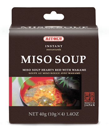 MITOKU ZUPPA DI MISO ISTANTANEA ALLE ALGHE 4 BUSTINE DA 10 G L'UNA - Farmadillo