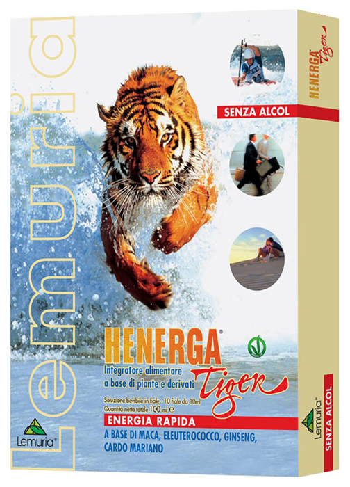 HENERGA TIGER 10 FIALE 10 ML SENZA ALCOL - Farmadillo