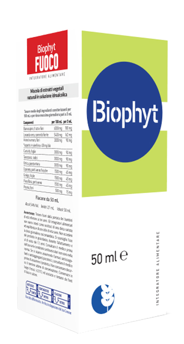 BIOPHYT FUOCO 50 ML SOLUZIONE IDROALCOLICA - Farmadillo