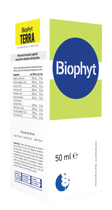 BIOPHYT TERRA 50 ML SOLUZIONE IDROALCOLICA - Farmadillo