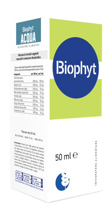 BIOPHYT ACQUA 50 ML SOLUZIONE IDROALCOLICA - Farmadillo