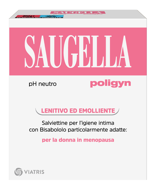 SAUGELLA POLIGYN PH NEUTRO SALVIETTINE IGIENE INTIMA LENITIVO ED EMOLLIENTE 10 PEZZI - Farmadillo