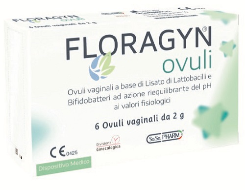 OVULI VAGINALI A BASE DI LATTOBACILLI LISATI FLORAGYN OVULI 2 G 6 PEZZI - Farmadillo