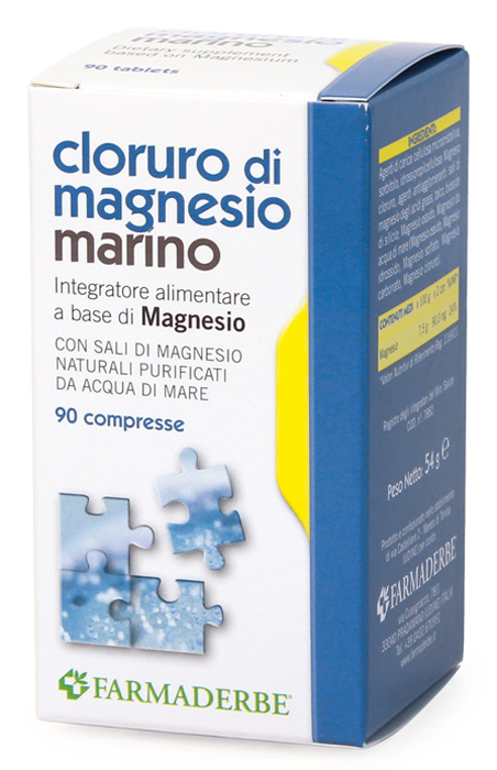CLORURO DI MAGNESIO MARINO 90 COMPRESSE - Farmadillo