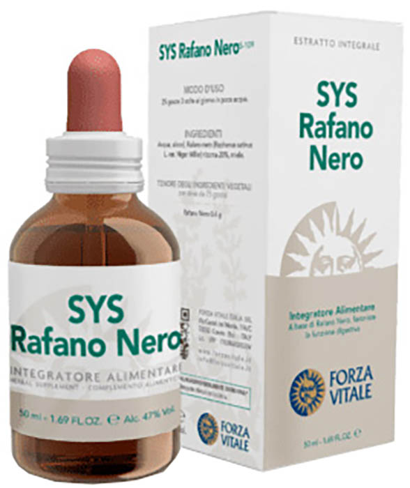 SYS RAFANO NERO GOCCE 50 ML - Farmadillo