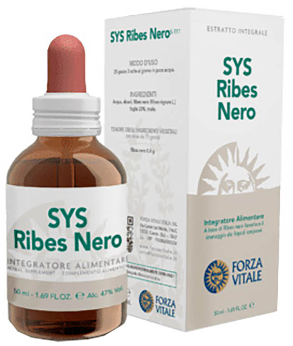 SYS RIBES NERO GOCCE 50 ML - Farmadillo